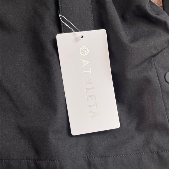 Athleta Women's Black Hooded Jacket - Picture 3 of 4